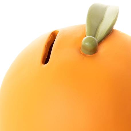 Tirelire orange martin (12 x 13 cm) Orange, vert, bleu 3 - vertbaudet enfant 