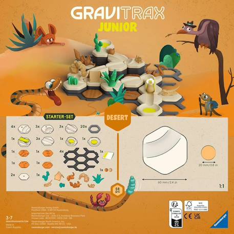 Gravitrax junior starter set - désert Orange 3 - vertbaudet enfant 