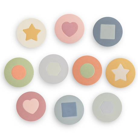 Puzzle de bain en mousse (10 pièces) Multicolore 1 - vertbaudet enfant 