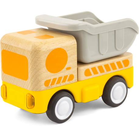 Routoudou - mini camion benne Jaune 1 - vertbaudet enfant 