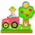 Puzzle magnétique ferme Jaune 2 - vertbaudet enfant 