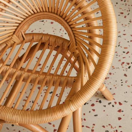 Fauteuil enfant en rotin maeva Naturel 4 - vertbaudet enfant 