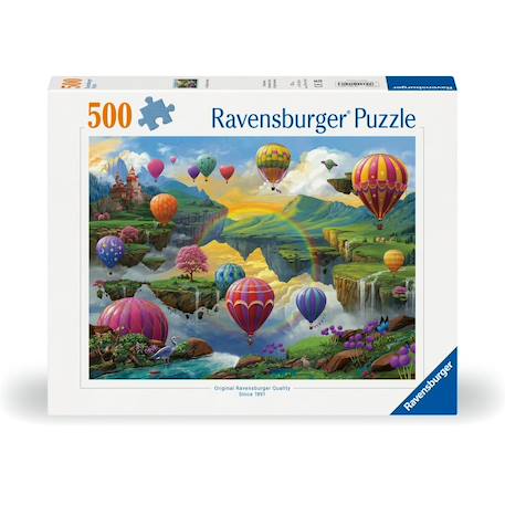 Puzzle vallée des montgolfières 500 pièces Blanc 1 - vertbaudet enfant 