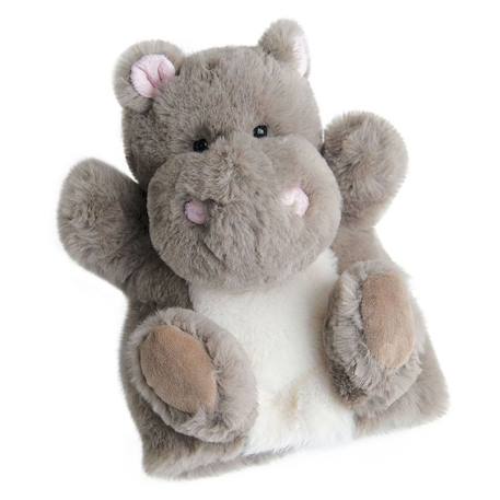Marionnette à main hippo 25 cm Gris 2 - vertbaudet enfant 