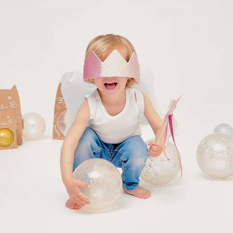 Baguette magique à paillettes rose Doré+Rose 6 - vertbaudet enfant 