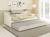 Lit gigogne avec rangement oliver Blanc 1 - vertbaudet enfant 