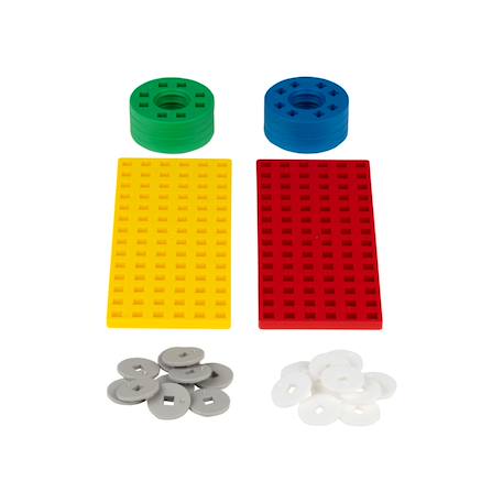 Pack accessoires - roues et baseplate Couleur+Gris et noir 4 - vertbaudet enfant 