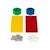 Pack accessoires - roues et baseplate Couleur+Gris et noir 4 - vertbaudet enfant 
