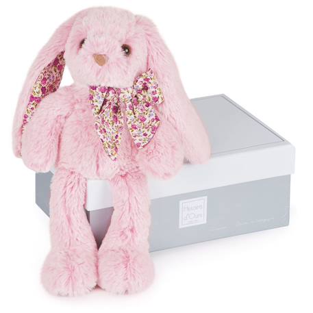 Peluche lapin rose 25 cm Rose 1 - vertbaudet enfant 