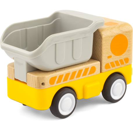 Routoudou - mini camion benne Jaune 3 - vertbaudet enfant 