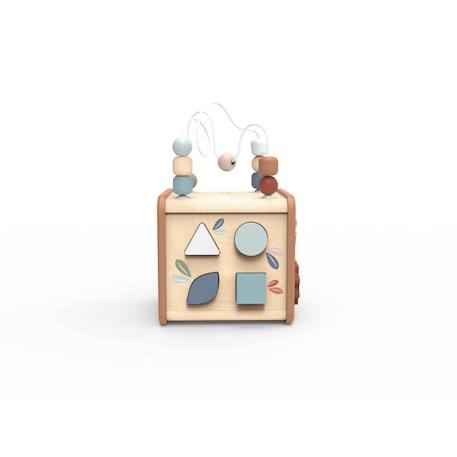 Cube d'activités 5 en 1 en bois Beige 4 - vertbaudet enfant 