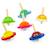 Lot de 6 toupies bébêtes Rouge 1 - vertbaudet enfant 
