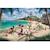 Puzzle mickey et minnie en floride 200 pcs Orange 2 - vertbaudet enfant 