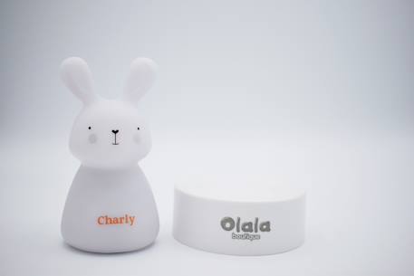 Veilleuse charly le lapin Blanc 3 - vertbaudet enfant 