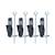 Kit d'ancrage pour trampolines de toutes tailles, 4 sardines de fixation et sangles Noir 1 - vertbaudet enfant 