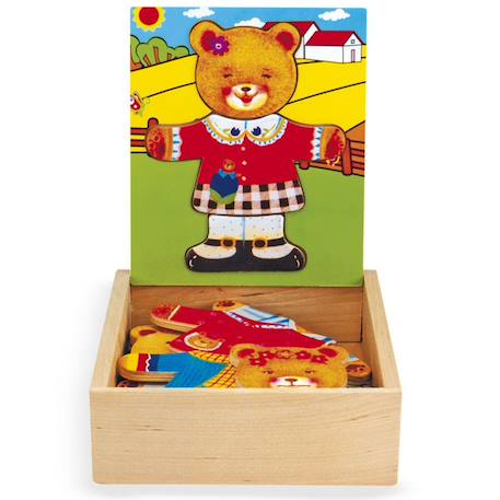 Puzzle à encastrer oursonne Beige 1 - vertbaudet enfant 