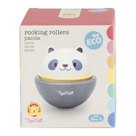 Panda culbuto et véhicule à friction Noir 6 - vertbaudet enfant 