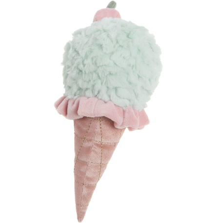 Hochet peluche glace à la menthe Vert d'eau, rose 2 - vertbaudet enfant 