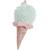 Hochet peluche glace à la menthe Vert d'eau, rose 2 - vertbaudet enfant 