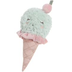 Jouet-Premier âge-Hochet peluche glace à la menthe