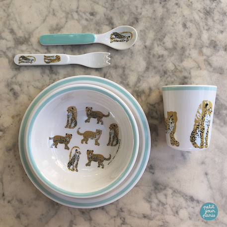 Coffret 5 pièces jaguar savane Blanc 6 - vertbaudet enfant 