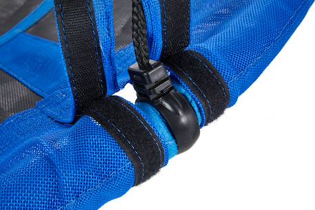 Kangui balançoire ronde nid d'oiseau rond ø100cm - bleu - charge 150kg maxi Bleu 3 - vertbaudet enfant 