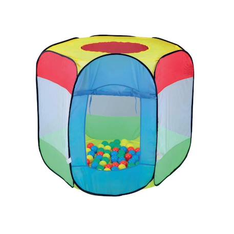 Piscine à balles avec 100 balles Multicolore 2 - vertbaudet enfant 