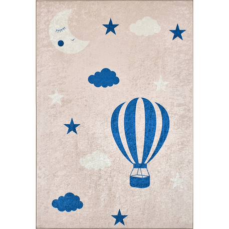 Tapis enfant montgolfière Bleu 1 - vertbaudet enfant 