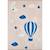 Tapis enfant montgolfière Bleu 1 - vertbaudet enfant 