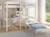 Lit mezzanine avec bureau et fauteuil convertible calvi Blanc 3 - vertbaudet enfant 