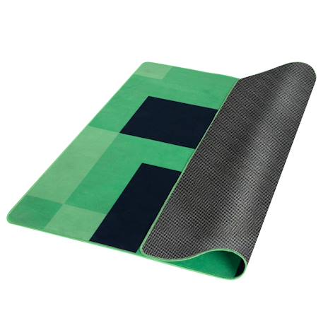 Tapis gamer minecraft carré - moelleux et antidérapant Vert - creeper 3 - vertbaudet enfant 