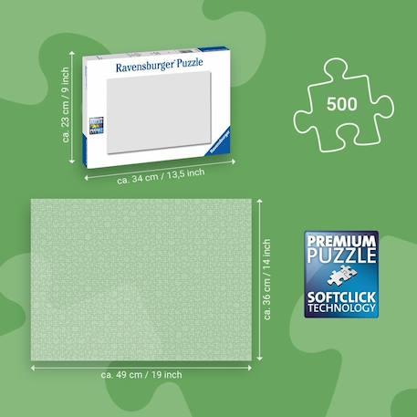 Puzzle vallée des montgolfières 500 pièces Blanc 3 - vertbaudet enfant 