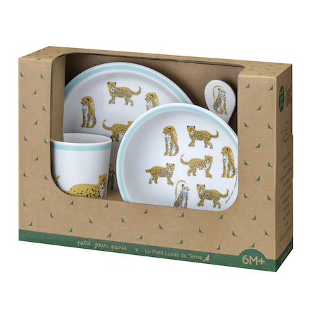 Coffret 5 pièces jaguar savane Blanc 2 - vertbaudet enfant 