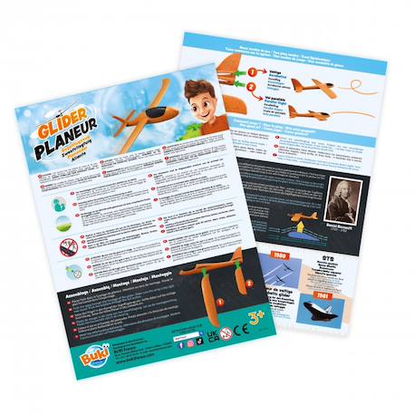 Planeur 48 cm Orange 5 - vertbaudet enfant 