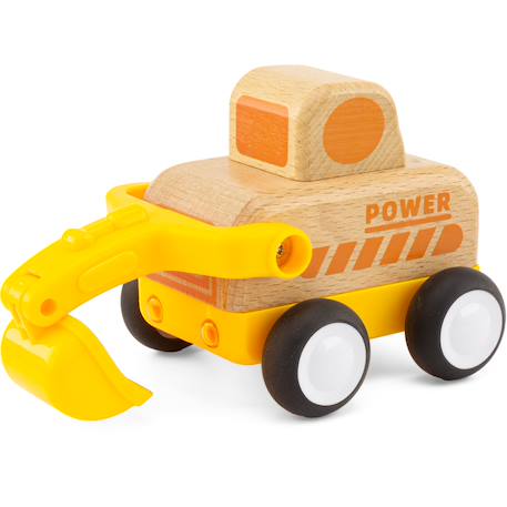Routoudou - mini pelleteuse Jaune 1 - vertbaudet enfant 