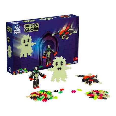 Kit constructions phosphorescentes  360 pcs Multicolore 1 - vertbaudet enfant 