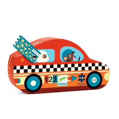 -Le bolide puzzle 16 pièces