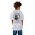 T-shirt  relax fit avec print devant et dos monkey business Blanc/noir/gris 2 - vertbaudet enfant 