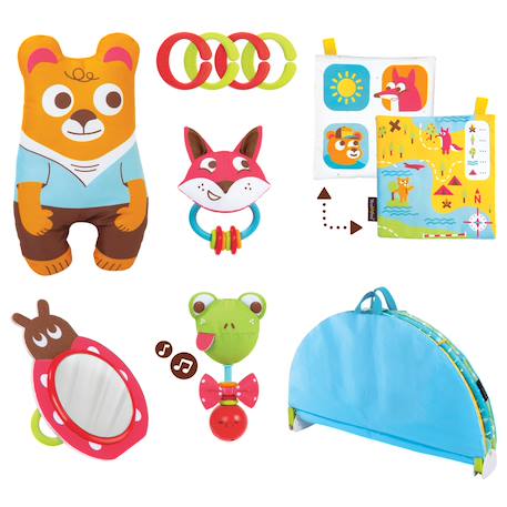 Tapis d'activités play ‘n’ nap gymotion Multicolor 5 - vertbaudet enfant 
