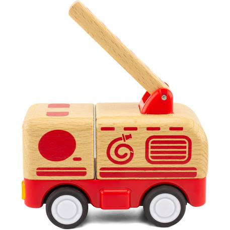 Routoudou - mini camion de pompier Rouge 2 - vertbaudet enfant 