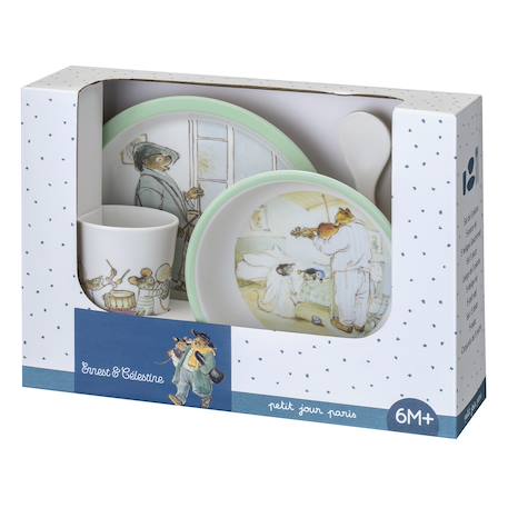 Coffret 5 pièces ernest et célestine Vert 2 - vertbaudet enfant 