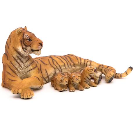 Figurine tigresse couchée allaitant Marron 4 - vertbaudet enfant 