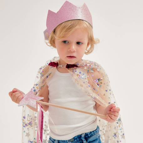 Baguette magique à paillettes rose Doré+Rose 5 - vertbaudet enfant 