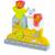Puzzle magnétique lama Blanc 1 - vertbaudet enfant 