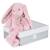 Peluche lapin rose 40 cm Rose 1 - vertbaudet enfant 