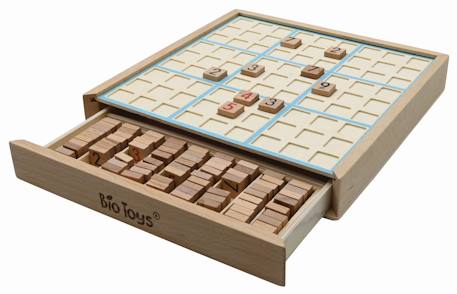 Jeu du sudoku en bois Beige 1 - vertbaudet enfant 