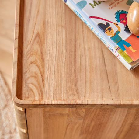 Chevet enfant en bois de teck nino Naturel 6 - vertbaudet enfant 