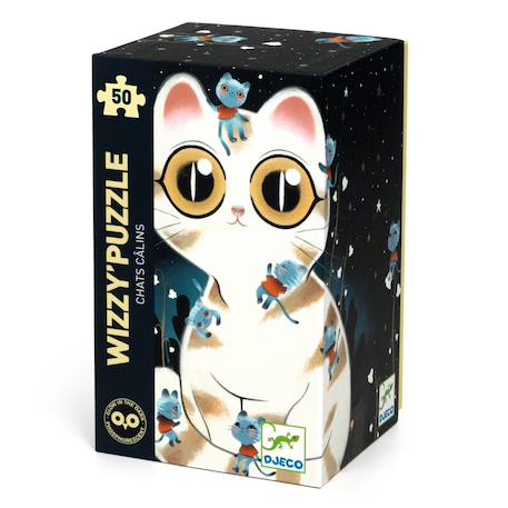Wizzy puzzle chats câlins 50 pièces Multicolore 1 - vertbaudet enfant 