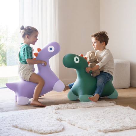 Ballon sauteur hoppi vert jardin Vert+Violet 4 - vertbaudet enfant 
