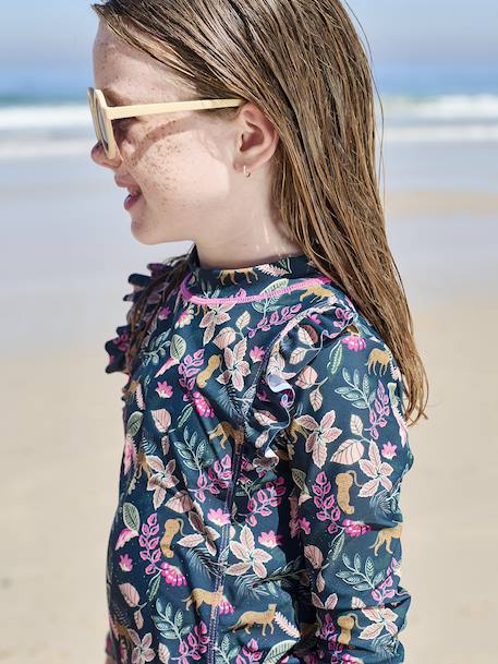 Maillot de bain fille 2 pièces anti UV Imprimé 9 - vertbaudet enfant 